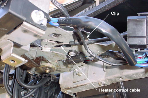 Control Cable at Control Unit