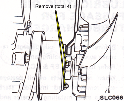 Fan clutch mounting nuts