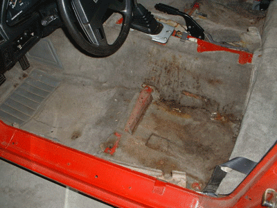 Rear crossmember mount rust