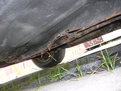 Frame rail rust