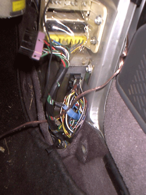 ECU Location in Passenger Footwell